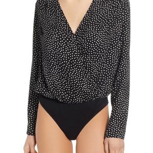 leith polka dot bodysuit form nordstrom small ⭐️
